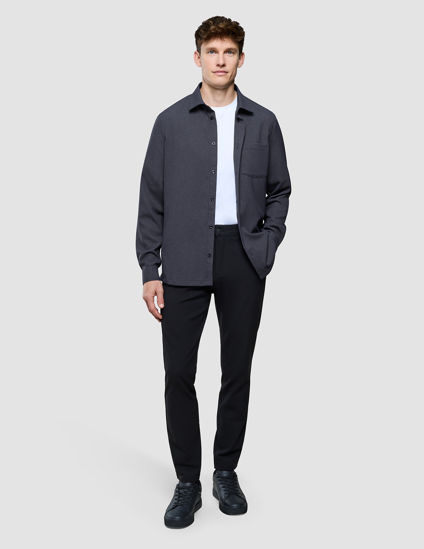 Effortless Shirt Dark Grey